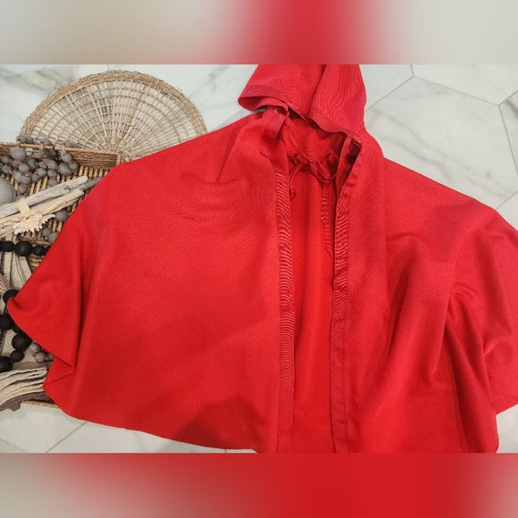 Girls- costume- custome madeLittle red riding hood cape- one size - Picture 4 of 7